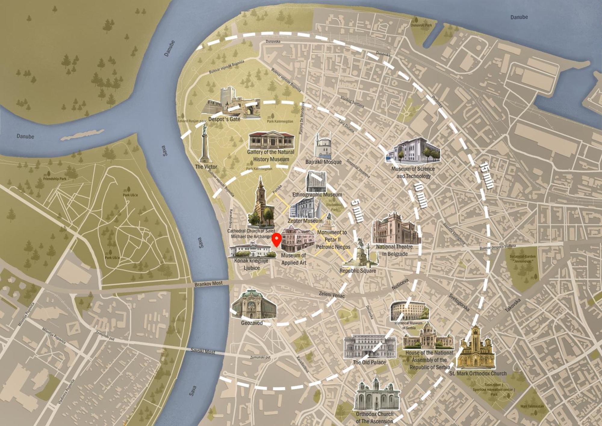 Insta-Apt Old Town Central Park Renovated Belgrado Esterno foto